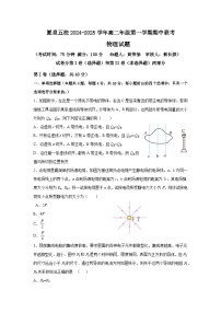 福建省厦泉五校联考2024-2025学年高二上学期11月期中物理试题