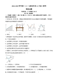 辽宁省七校协作体2024-2025学年高三上学期11月期中联考试题 物理 Word版含答案