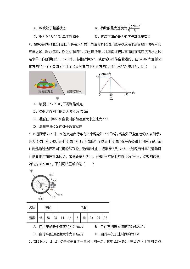 湖南省岳阳市临湘市2024-2025学年高三上学期11月期中物理试题02