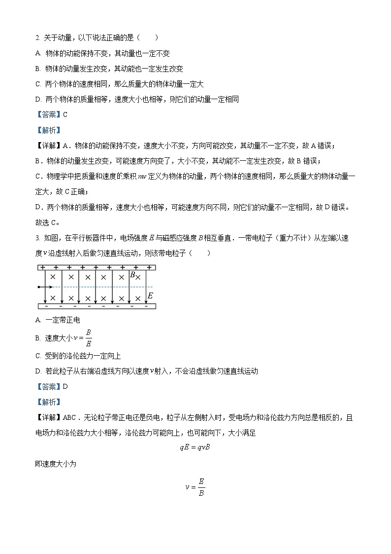 湖北省部分高中2024-2025学年高二上学期11月期中联考物理试题 Word版含解析第2页