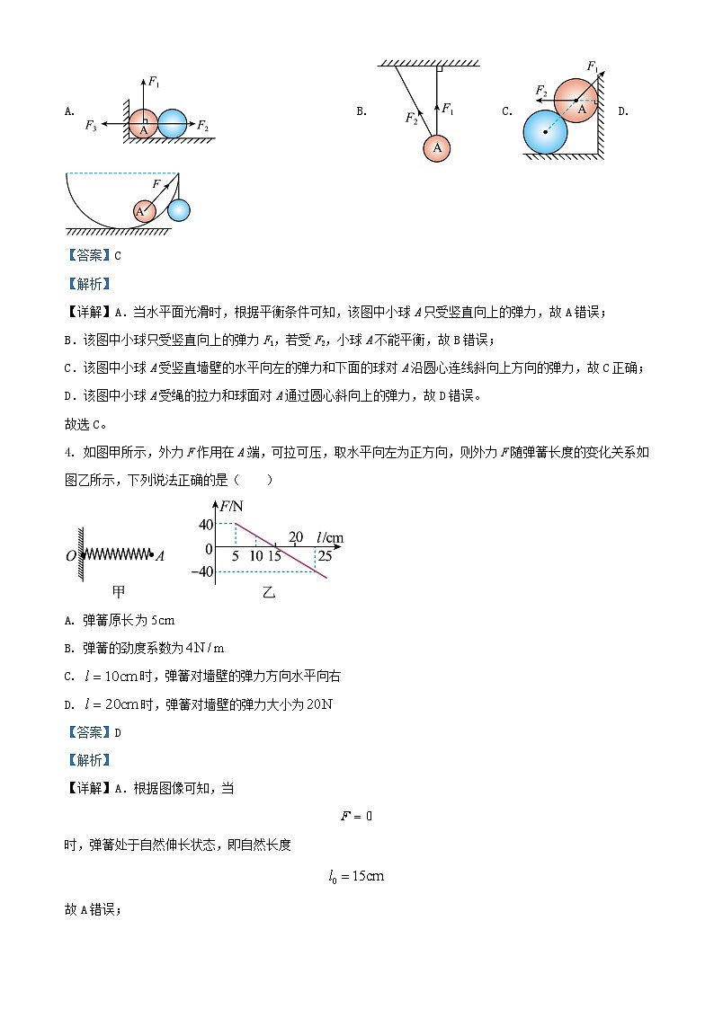 重庆市2023_2024学年高一物理上学期期中试题含解析第2页