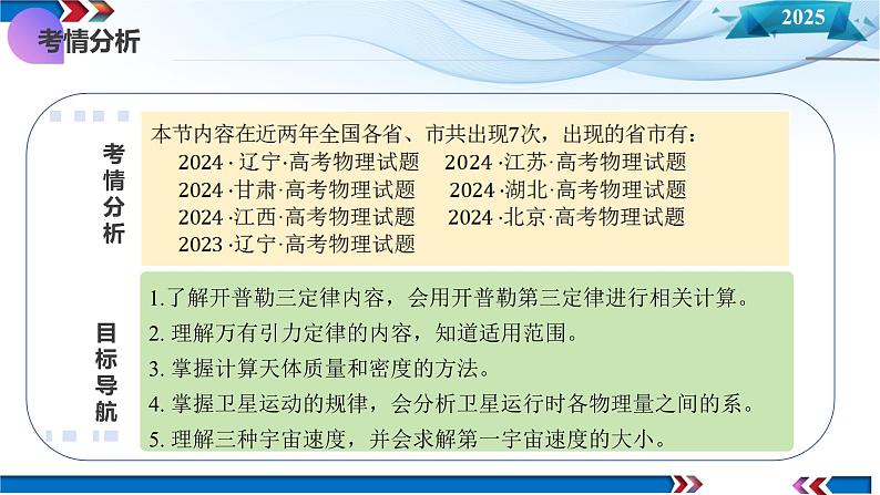 第17讲 万有引力定律及其应用(课件)-2025年高考物理一轮复习讲练测(新教材新高考)第4页