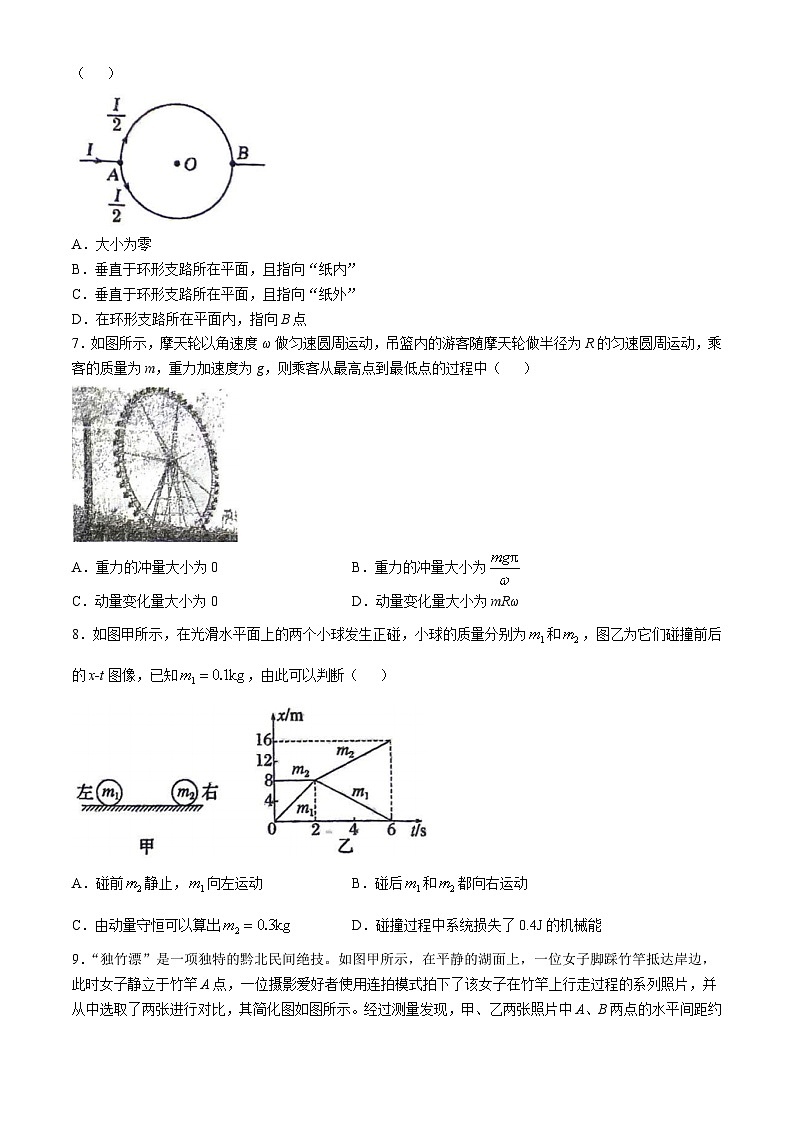 江苏省泰州市民兴实验中学2024-2025学年高二上学期期中考试物理试题(无答案)第2页
