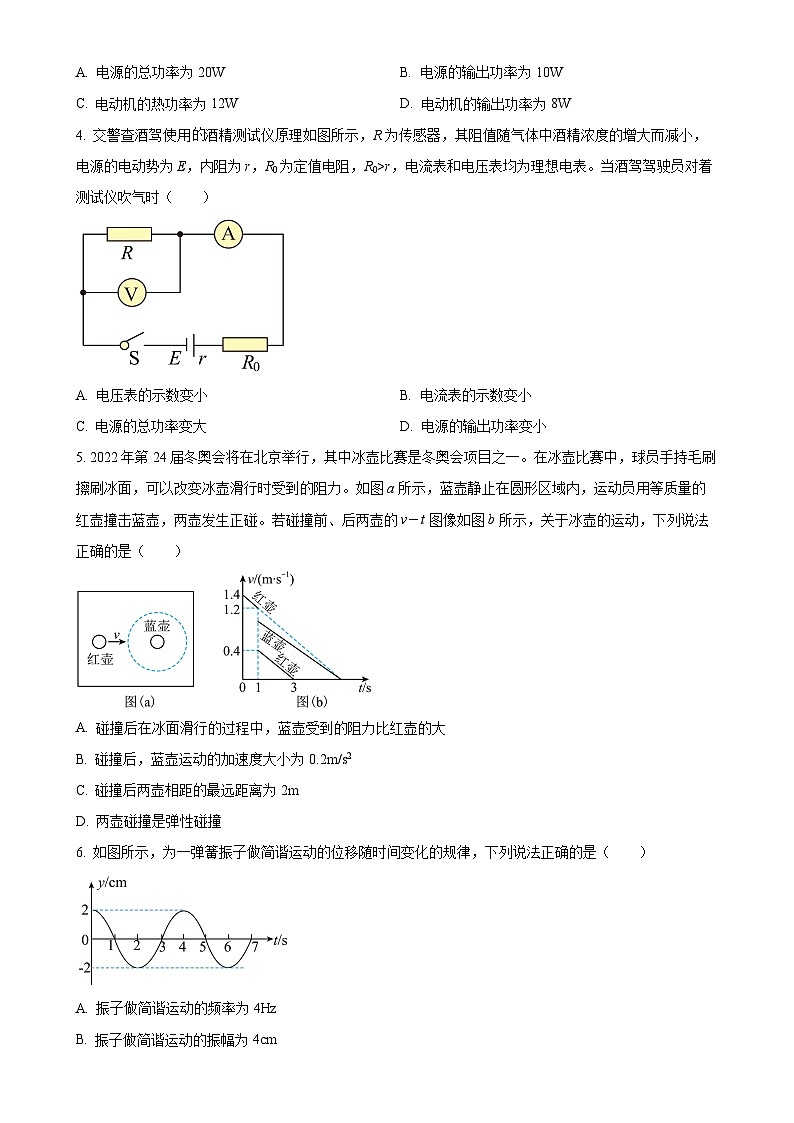 四川省泸州市龙马潭区泸化中学2024-2025学年高二上学期11月期中考试物理试题(原卷版)-A4第2页