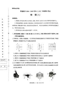 河南省普通高中2024-2025学年高二上学期期中考试物理试卷（PDF版附解析）