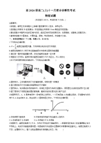 重庆市鲁能巴蜀中学、育才中学2024-2025学年高二上学期11月联合考试物理试题
