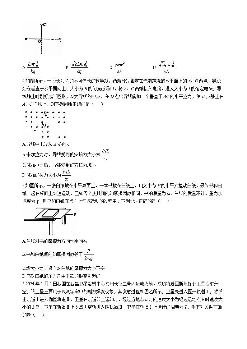 广西南宁市广西大学附属中学2024-2025学年高三上学期11月月考物理试卷第2页