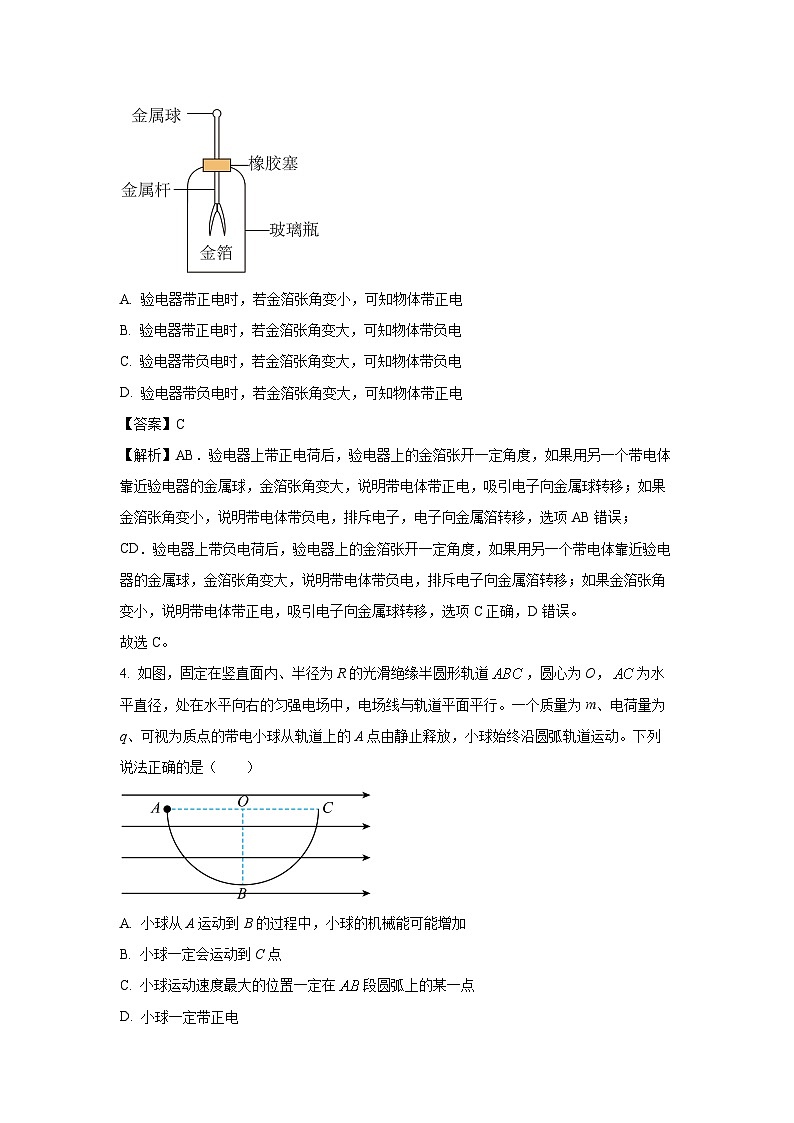 2024~2025学年湖南省株洲市炎陵县高二(上)10月月考物理试卷(解析版)第2页