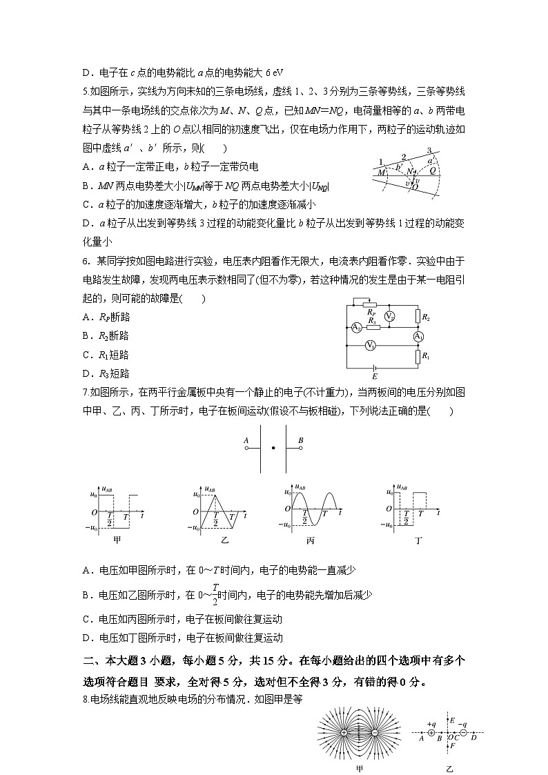 2023级高二上期半期考试物理试题第2页
