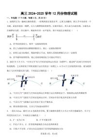 河北省唐县第一中学2024-2025学年高三上学期12月月考物理试题