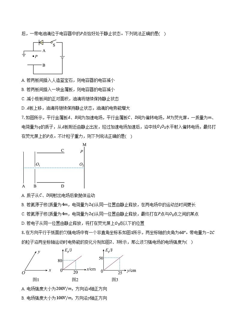 2024-2025学年安徽省卓越县中联盟和皖豫名校联盟高二(上)期中物理试卷(含答案)第3页