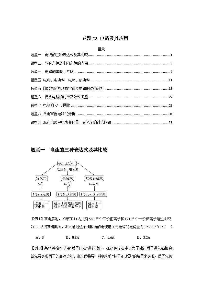 专题23 电路及其应用(原卷版)第1页