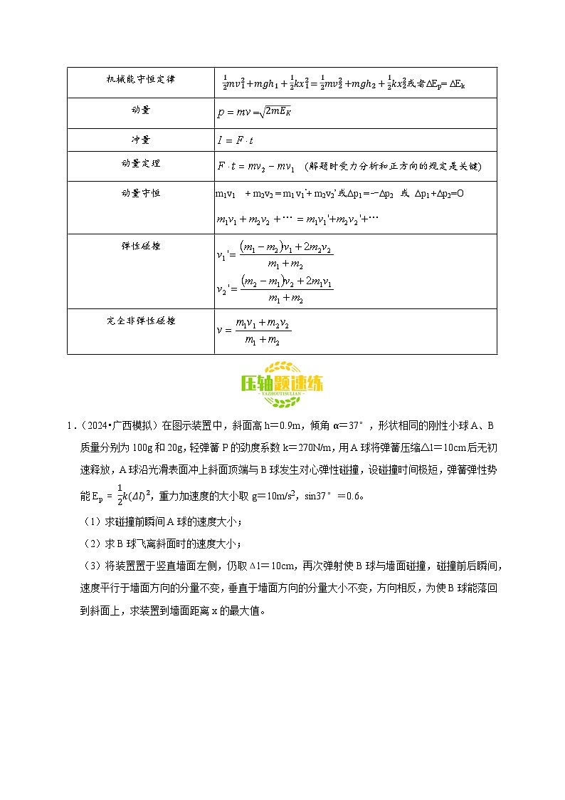 秘籍7 力学三大观点的综合应用问题(解析版)第3页