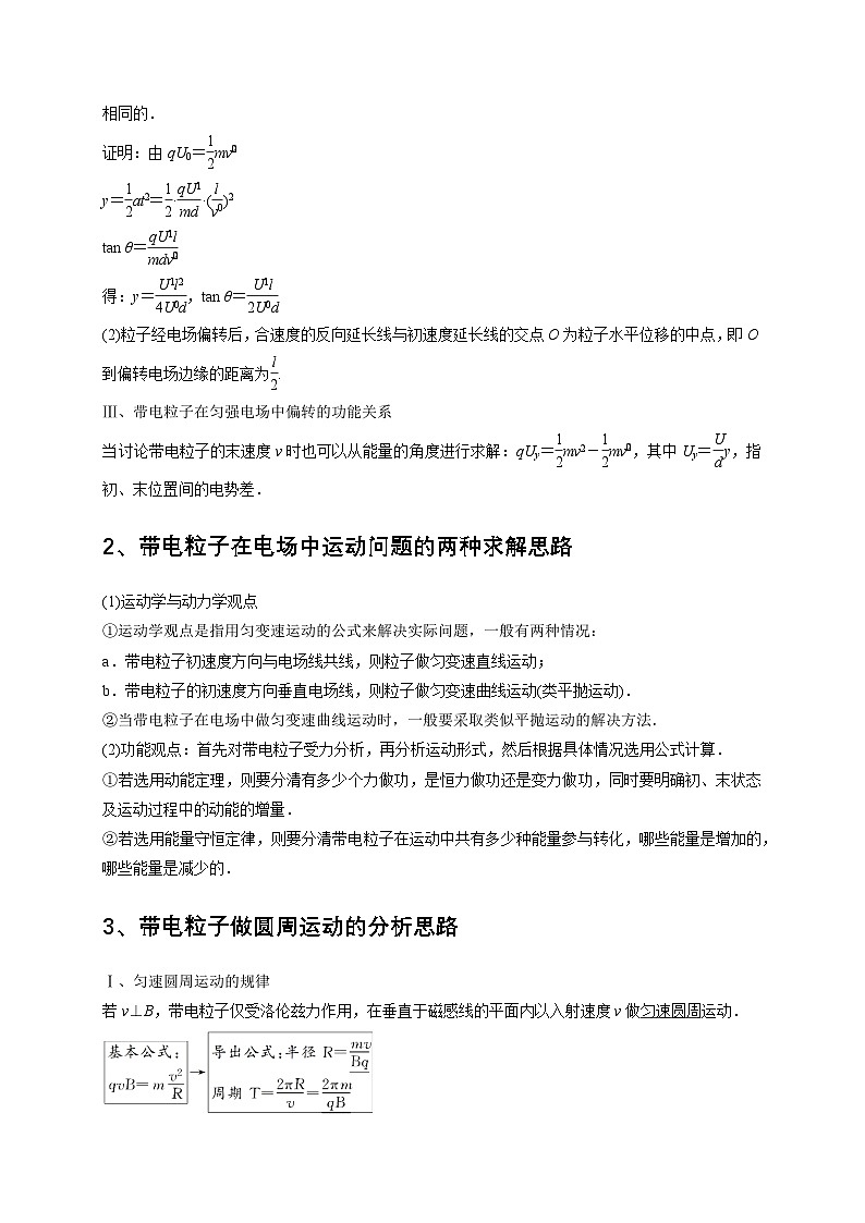 秘籍9 帶電粒子在電場(chǎng)、磁場(chǎng)中的動(dòng)力學(xué)問題（解析版）第2頁(yè)