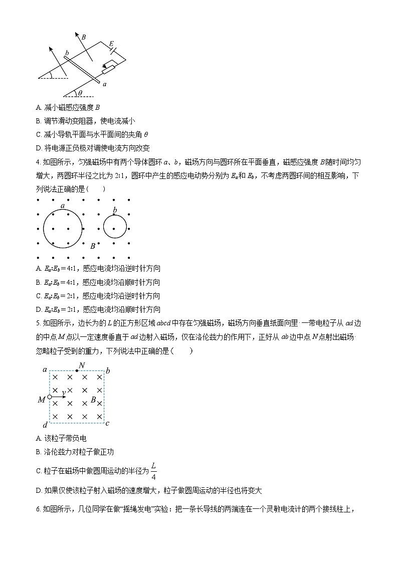2024北京北大附中高二(上)期末物理试卷(教师版)第2页