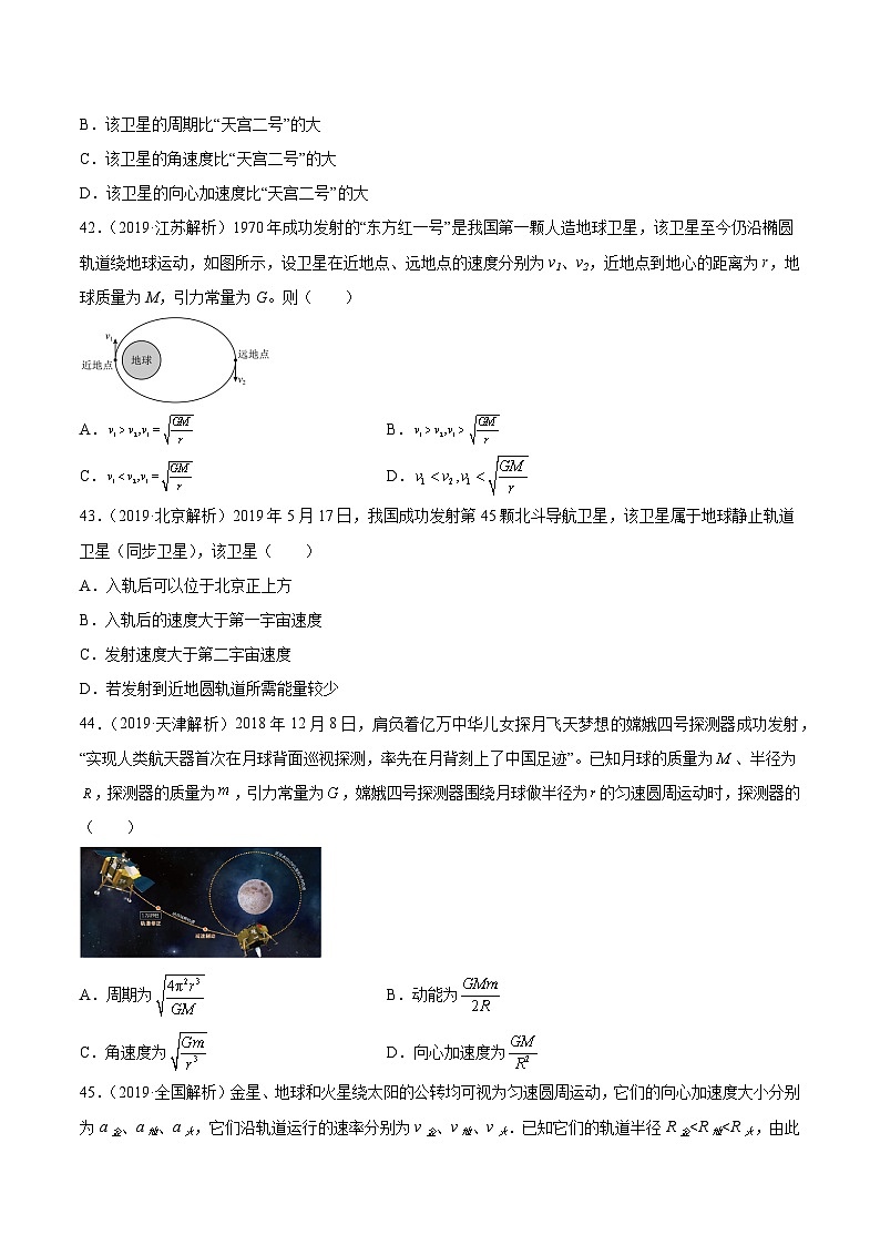专题17 万有引力与航天(二)(学生卷)-【真题汇编】最近10年(2014-2023)高考物理真题分项汇编(全国通用)第3页