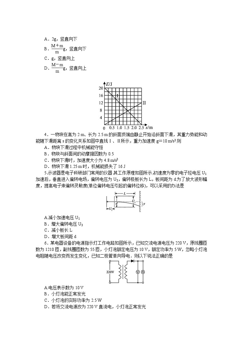 2025广东省大湾区(正禾)高三上学期12月大联考试题物理含解析第2页