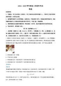 河南省三門峽市2024-2025學(xué)年高三上學(xué)期11月期中物理試題（解析版）-A4