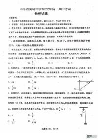 山东省济南市山东省实验中学2024-2025学年高三上学期11月期中考试物理试题