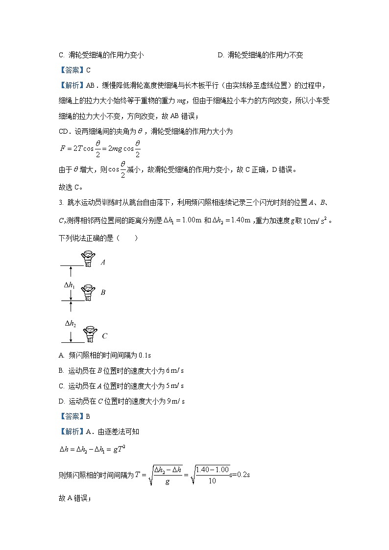 江苏省连云港市2024-2025学年高三(上)期中考试物理试卷(解析版)第2页