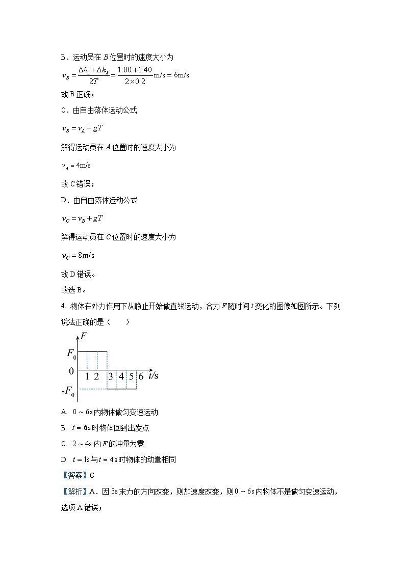 江苏省连云港市2024-2025学年高三(上)期中考试物理试卷(解析版)第3页