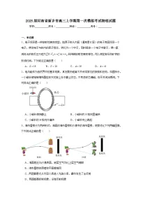 2025届河南省新乡市高三上学期第一次模拟考试物理试题