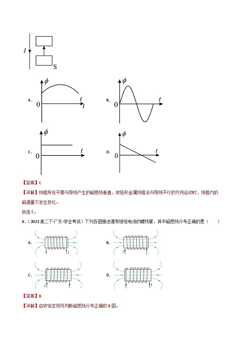 专题24 磁场备战2025年高中学业水平合格考物理真题分类汇编(全国通用)解析版第3页