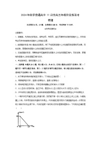 湖北省部分高中2024-2025学年高三（上）11月期中联考物理试卷