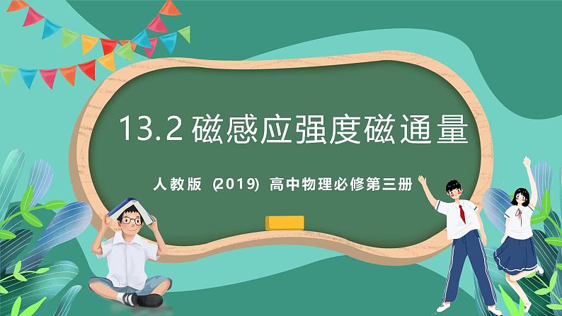 人教版(2019)高中物理必修第三册13.2 磁感应强度 磁通量 课件第1页
