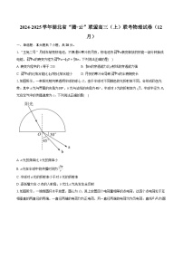湖北省腾云联盟2024-2025学年高三上学期12月联考物理试卷（Word版附解析）