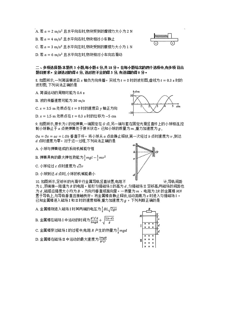 河南省部分学校2024-2025学年高三(上)毕业班阶段性测试(四)物理试卷第3页