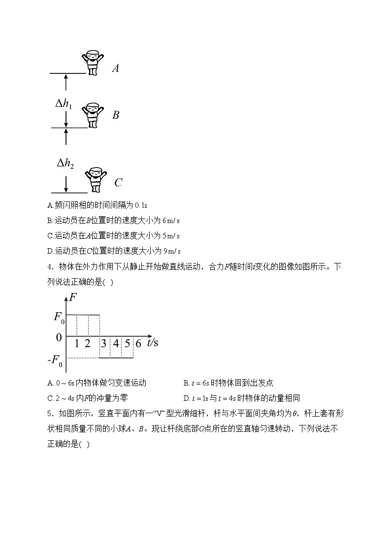 江苏省连云港市2025届高三上学期期中调研考试物理试卷(含答案)第2页