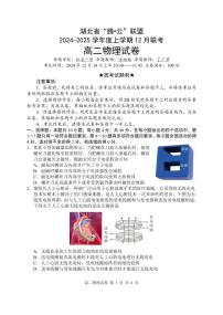 2025湖北省腾云联盟高二上学期12月联考物理试卷PDF版含解析