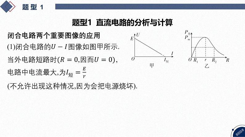 2025高考物理二轮复习专题四-电路和电磁感应-第九讲 恒定电流和交变电流【课件】第4页