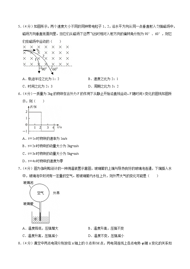 2023-2024学年安徽省合肥市六校联盟高二(下)期末物理试卷第2页