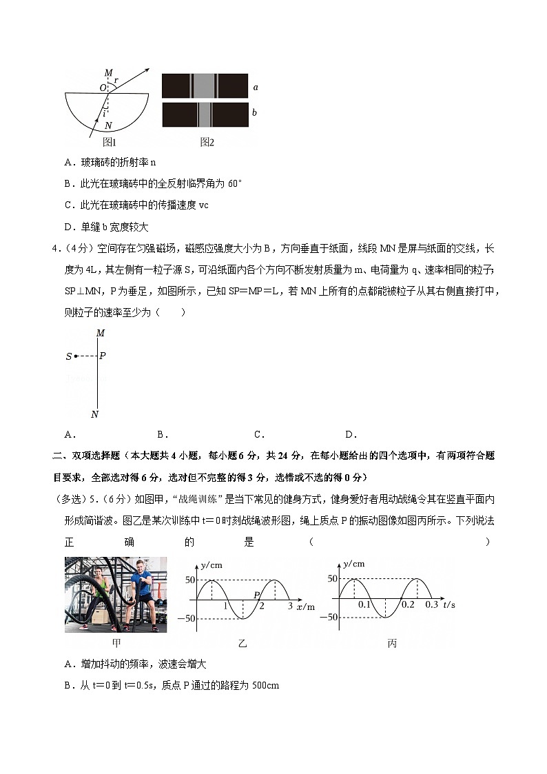 2023-2024学年福建省泉州市晋江市五校联考高二(下)期末物理试卷第2页