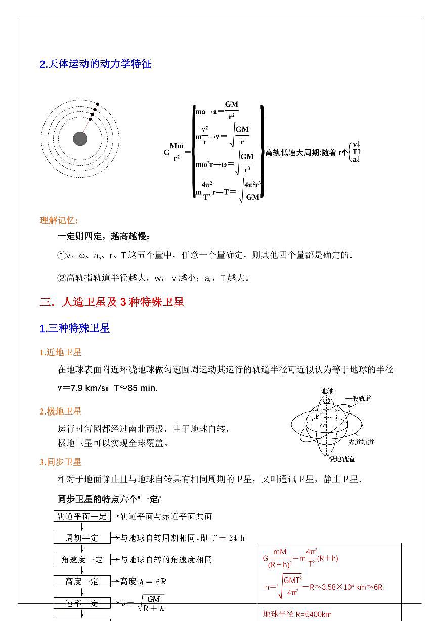 7.4宇宙航行（學(xué)生版） 2024屆高考物理一輪復(fù)習(xí)講義第2頁
