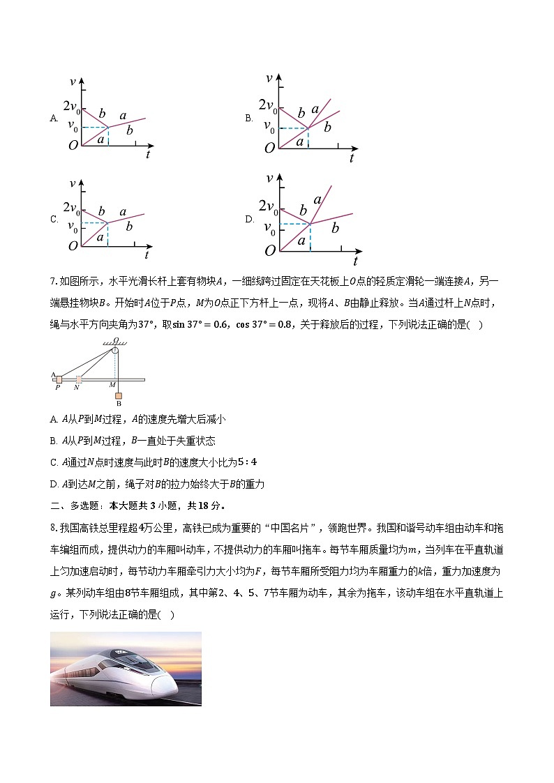 湖南省衡阳市衡阳县第四中学2024-2025学年高一(上)期末物理试卷(含解析)第3页
