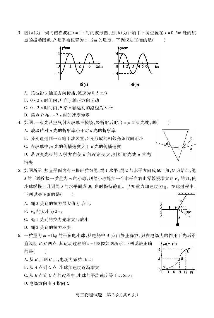 高三物理第2页