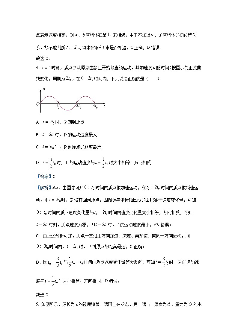 2024~2025学年山东省联考高一上学期12月月考物理试卷(解析版)第3页