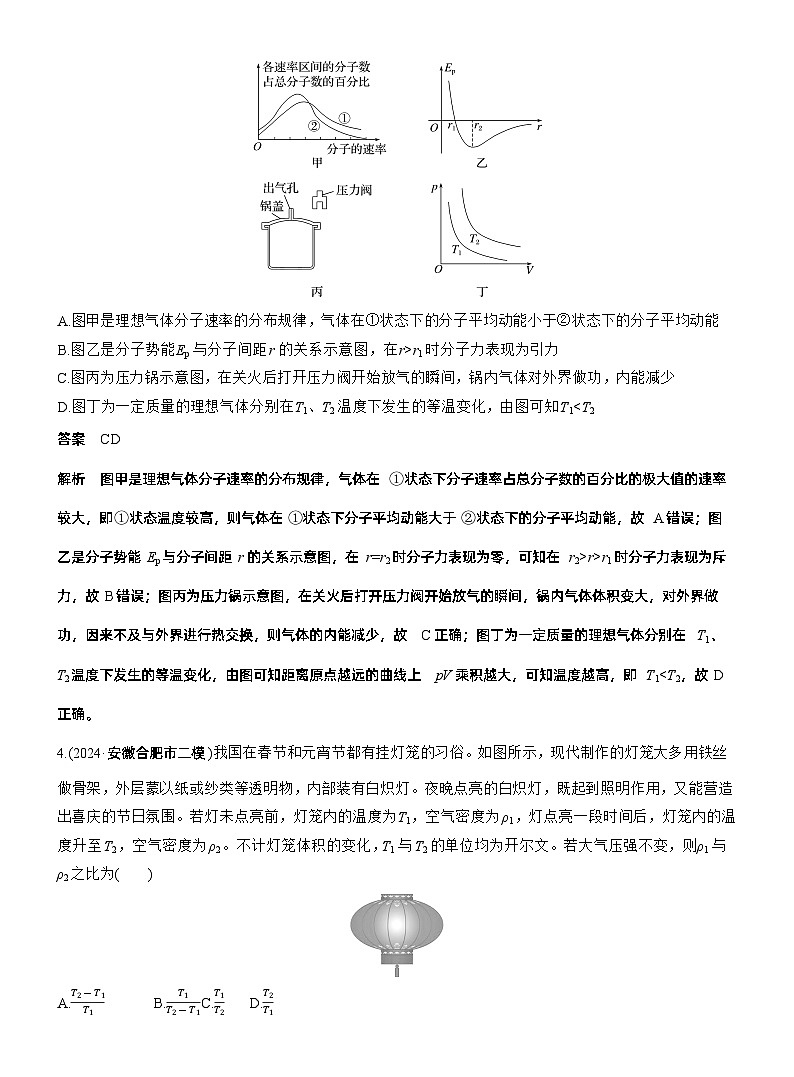 热点17 热学 --2025年高考物理大二轮复习(考前特训教师版)第2页