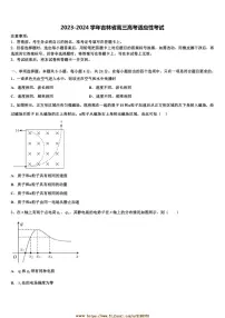 2023~2024学年吉林省高三物理高考适应性考试试卷(含解析)