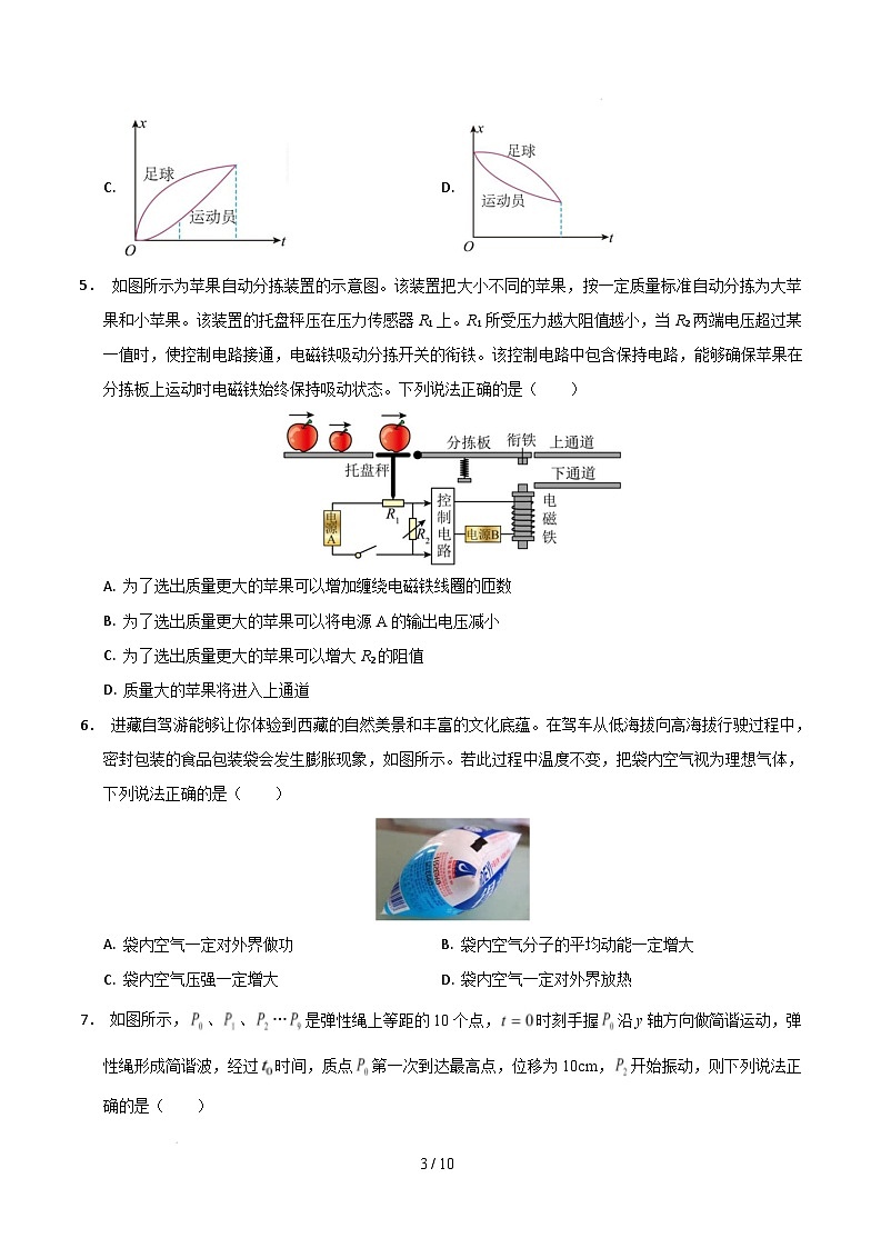【开学摸底考】高三物理开学摸底考03(考试版)(新高考通用)第3页
