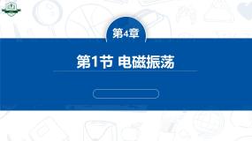 高中物理人教版 (2019)选择性必修 第二册第四章 电磁振荡与电磁波1 电磁振荡背景图ppt课件