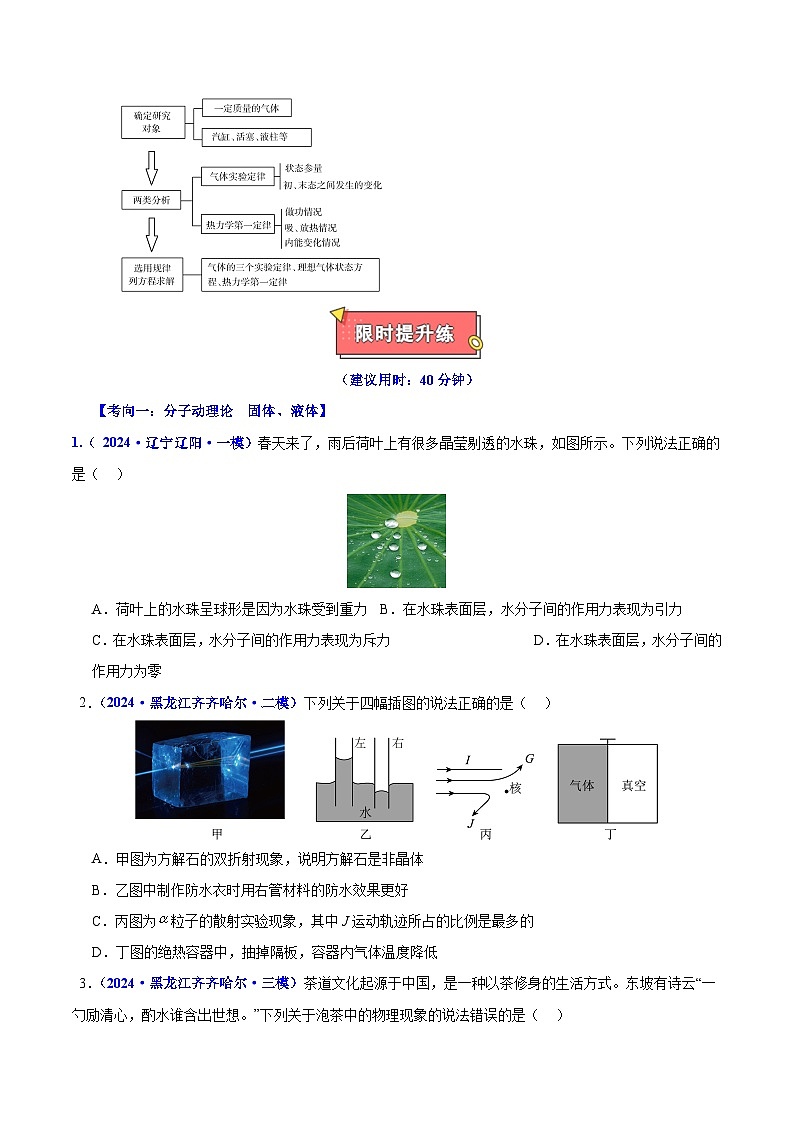 重难点15 热学-2025年高考物理 热点 重点 难点 专练(黑吉辽专用)(原卷版)第3页