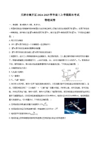 天津市南开区2024-2025学年高三上学期期末物理试卷（含解析）
