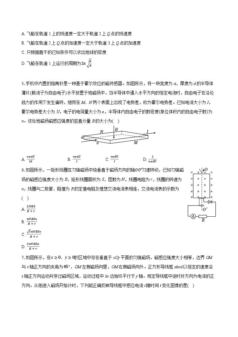 甘肃省武威市凉州区2024-2025学年高三上学期期末物理试卷第2页
