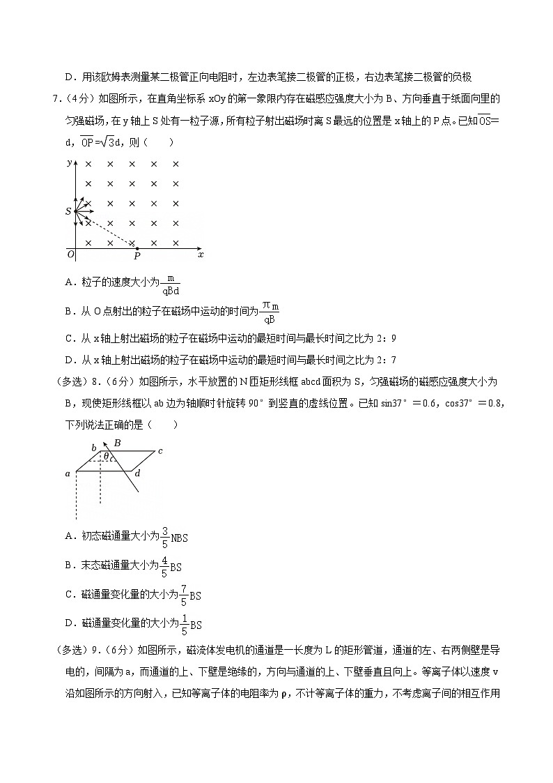 江西省南昌市江西师大附中2024-2025学年高二(上)期末物理试卷第3页