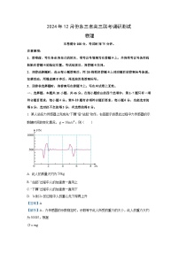 东北三省2024-2025学年高三上学期12月联考调研测试物理试题（解析版）