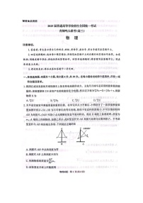 河北省2024-2025學(xué)年高三下學(xué)期模擬預(yù)測(cè)物理試題（圖片版）